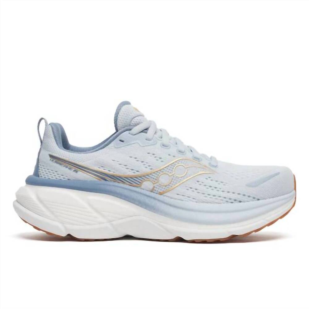 NEW SAUCONY women's hurricane 25 running shoes in airy/storm
